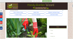 Desktop Screenshot of handygardenwizard.com