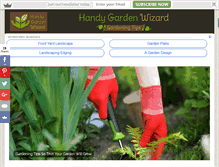Tablet Screenshot of handygardenwizard.com